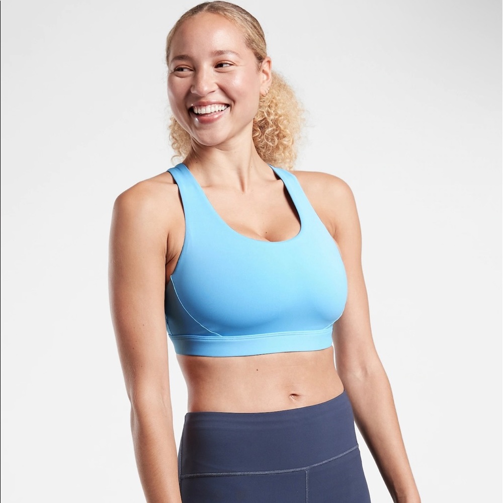 Athleta Ultimate Bra D-DD Small in Novella Blue